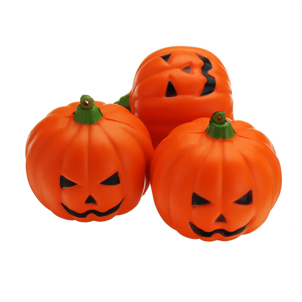 7 CM Halloween Squishy Simulatie Willekeurige Super Slow Rising Smile Pumpkin Squishy Fun Speelgoedd