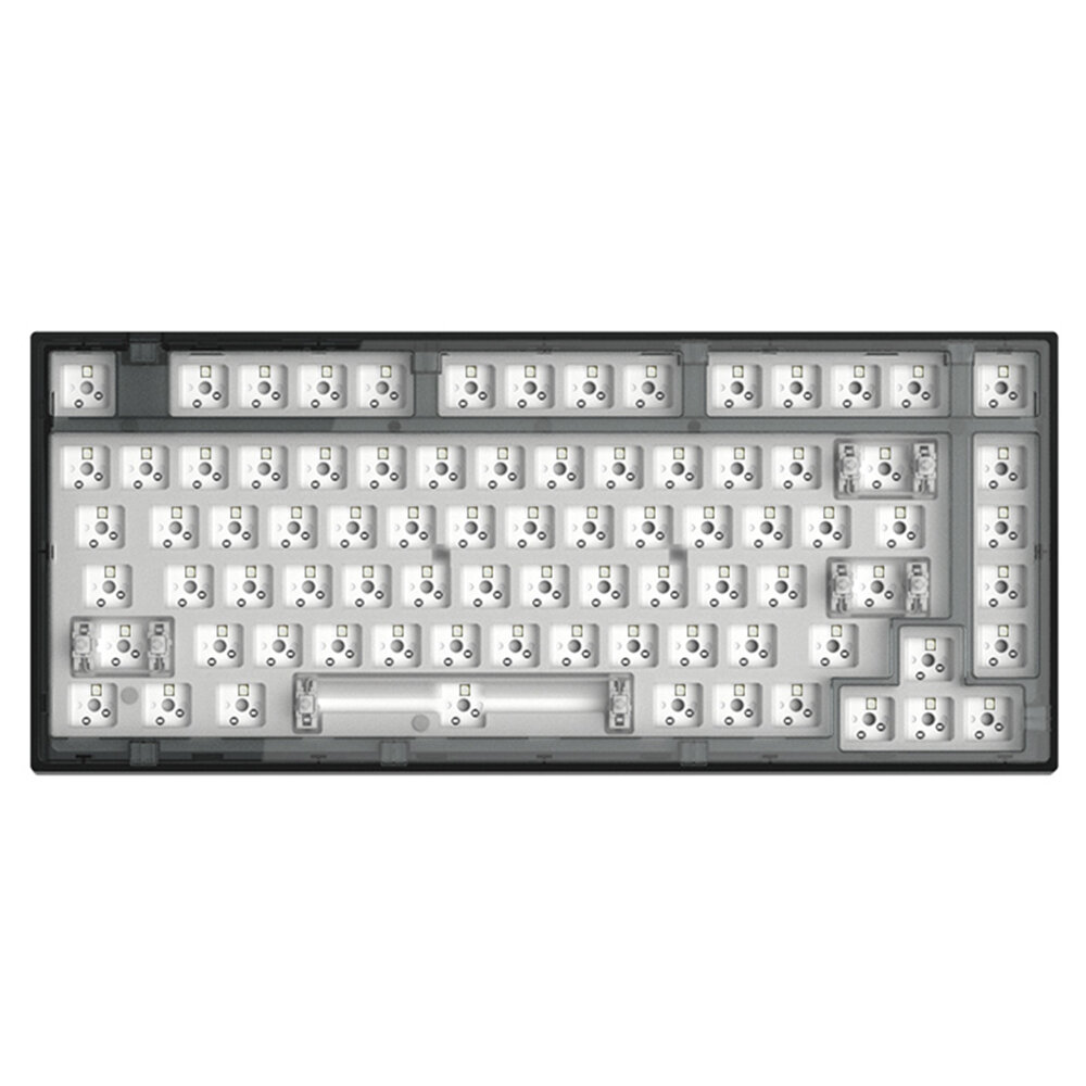 FL?ESPORTS Q75 Mechanical Keyboard Customized Kit 82 Keys Macro Programming Hot Swap 3/5-Pin Switch 