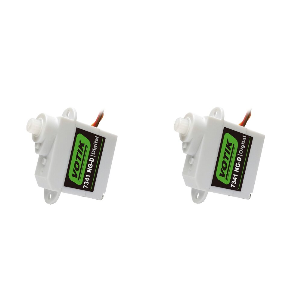 

2 PCS VOTIK 4.3g Digital Servo 7341 NG-D Nylon Gear For EPP E3P Airplane Indoors Mini RC Drone Aircraft Helicopter