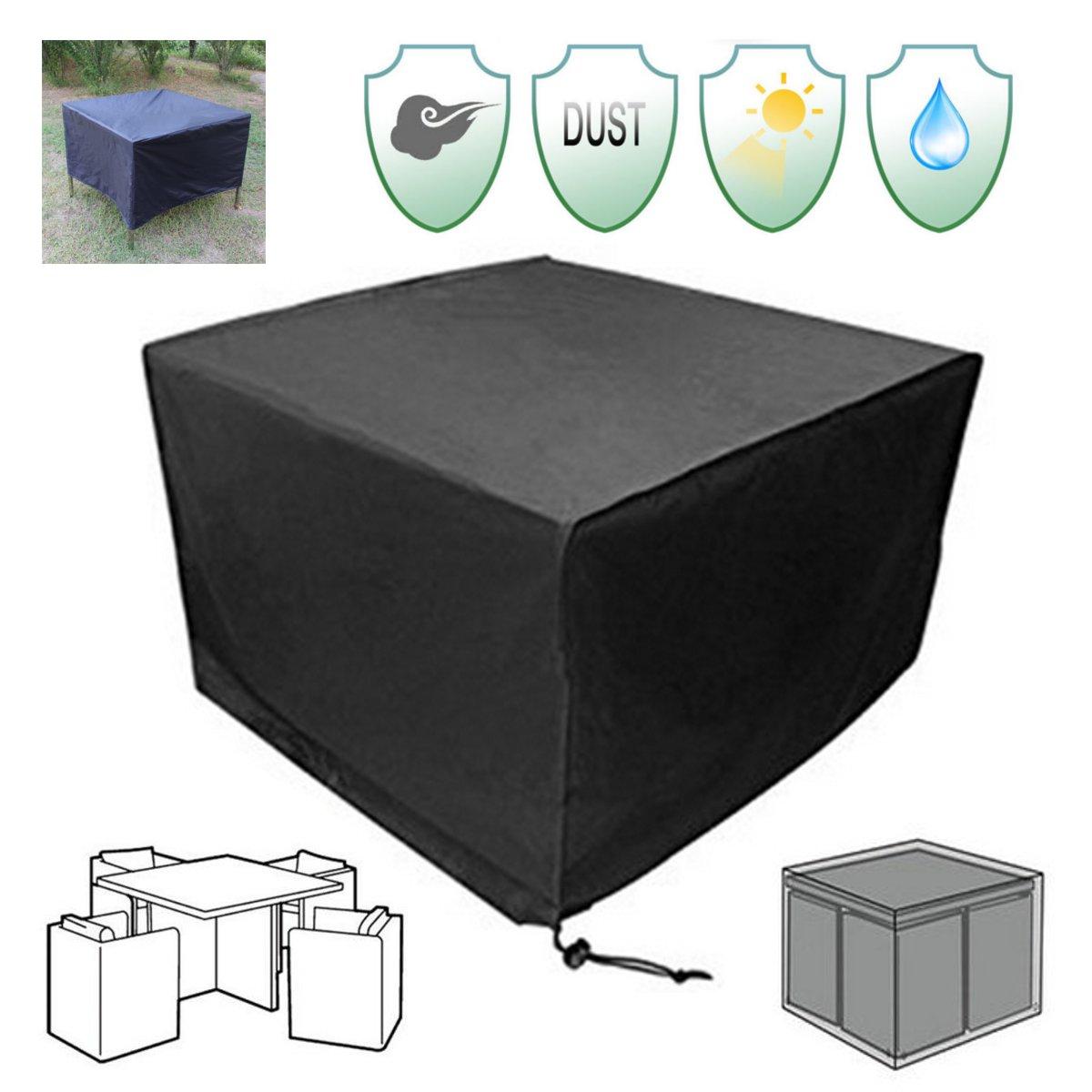 IPRee® 115x115x74см наружный садовый двор патио водонепроницаемый куб стол мебель крышка защита от дождя