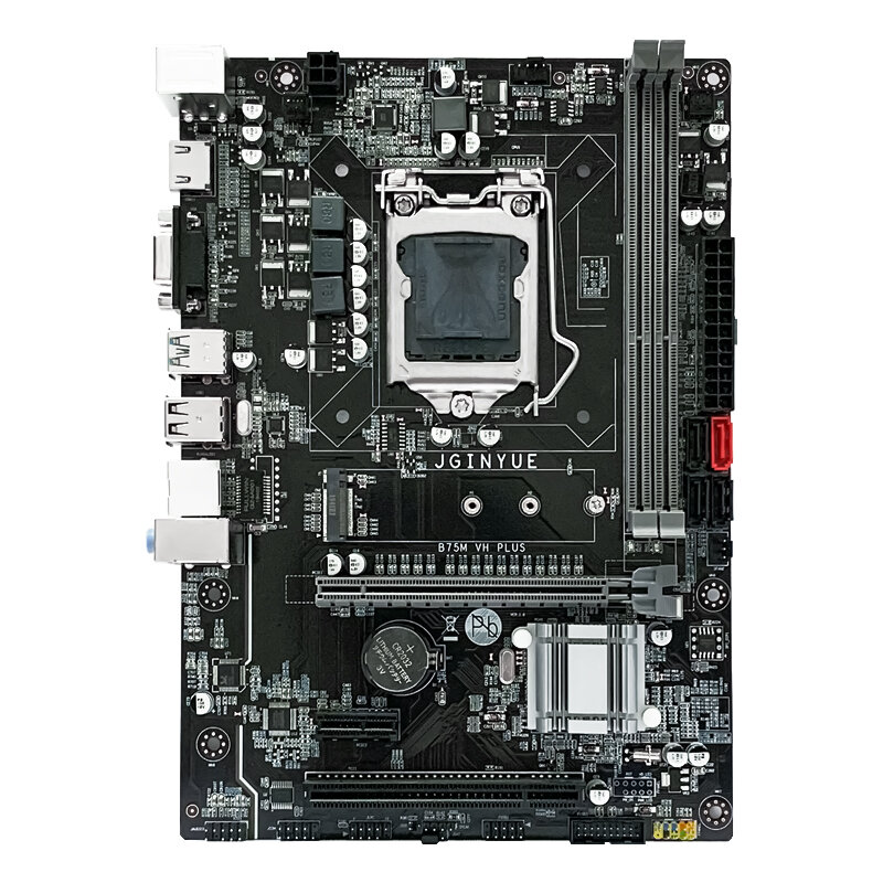 

JGINYUE B75M-VH PLUS Motherboard LGA 1155 For i3 i5 i7 Xeon E3 Processor DDR3 16G 1333/1600MHz Memory M.2 NVME SATA3 USB