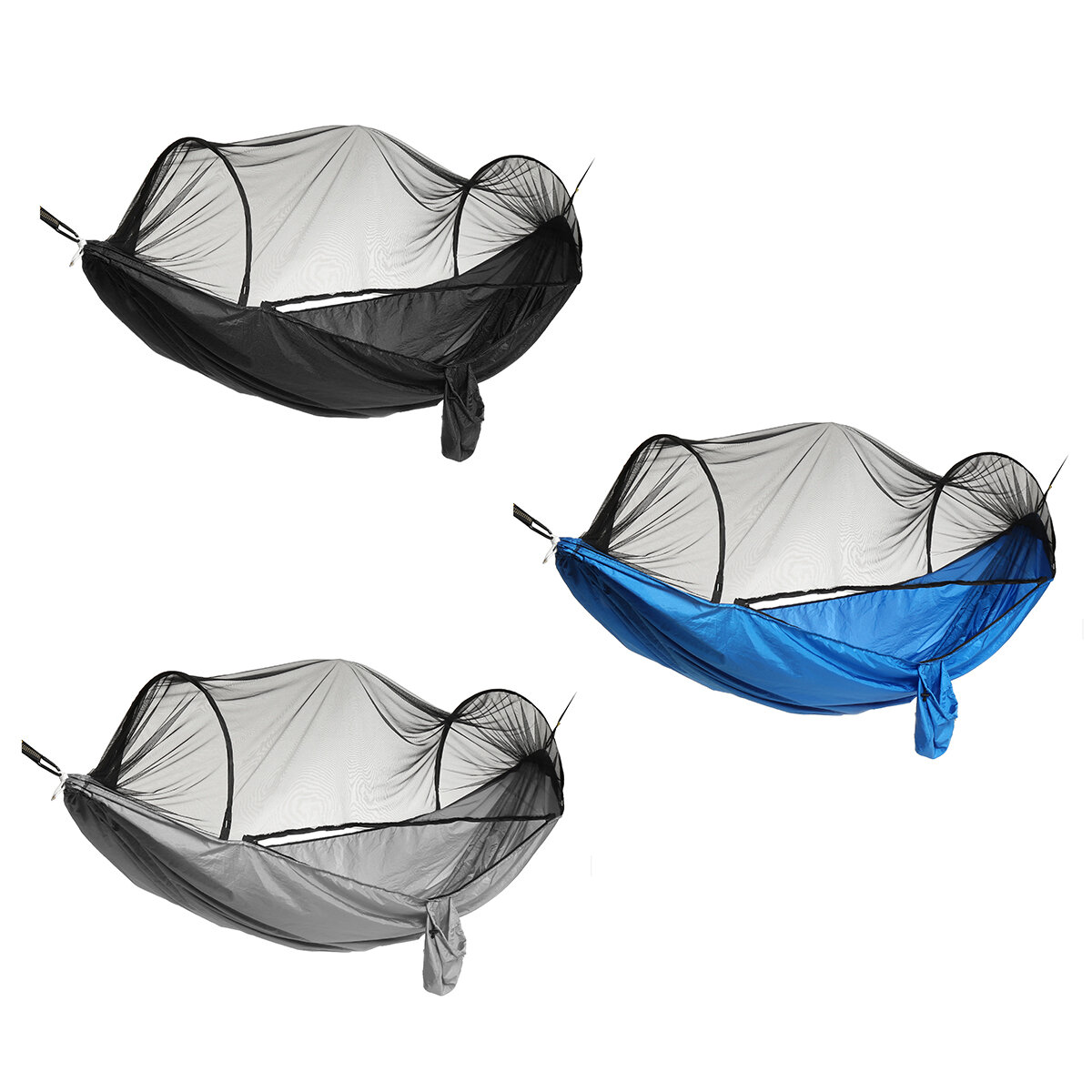 Размер 270*140 см, автоматический быстрый открытый гамак с москитной сеткой, гамак для кемпинга на открытом воздухе с шестами для палатки