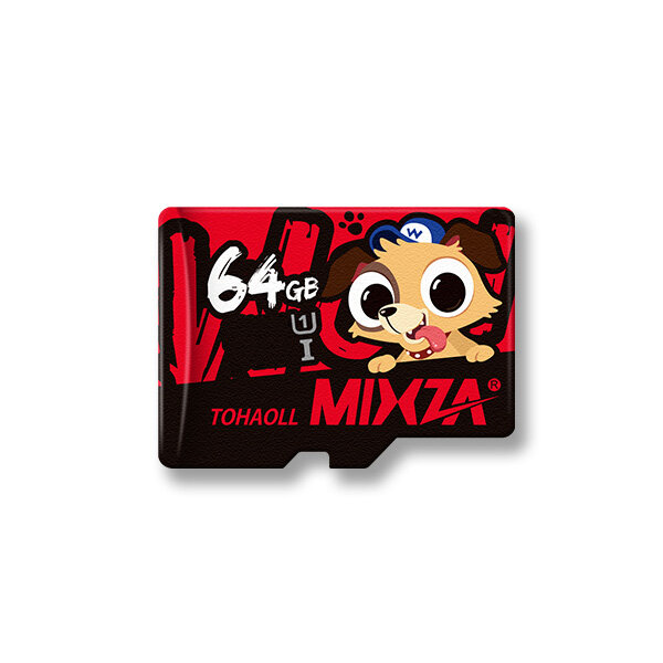 Mixza Jaar van de hond Limited Edition U1 64GB TF Micro-geheugenkaart