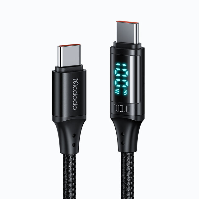 MCDODO USB-kabel LED Digitale Display PD3.0 Power Delivery Snel opladen Datatransmissie Snoer Lijn 1