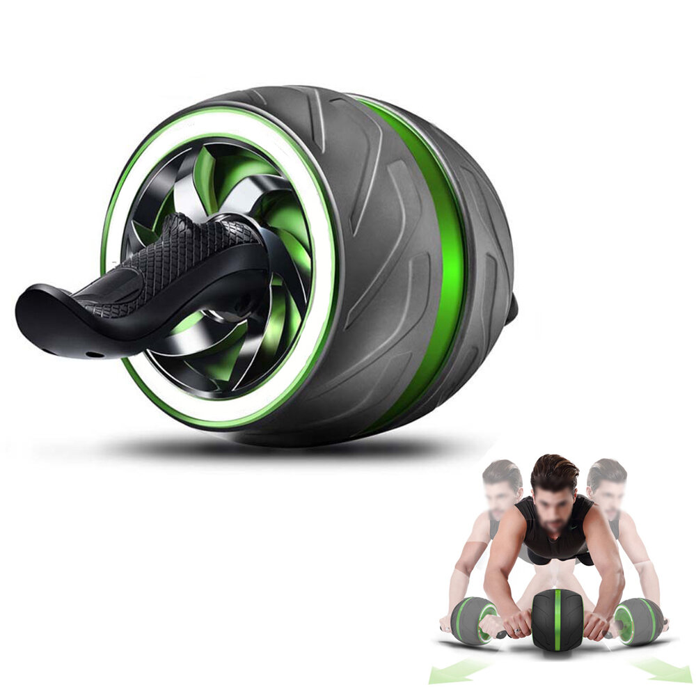 KALOAD Automatic Rebound Ab Roller No Noise Abdominal Training Fitness Equipment Workout Max Load 300kg for Arm Waist