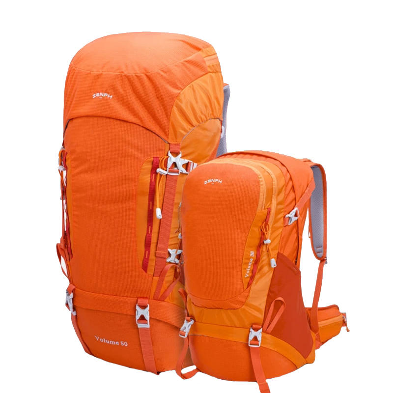ZENPH HC 38L / 60L sac à dos d'alpinisme en plein air étanche 420D Nylon sac à dos d'escalade pour Camping randonnée