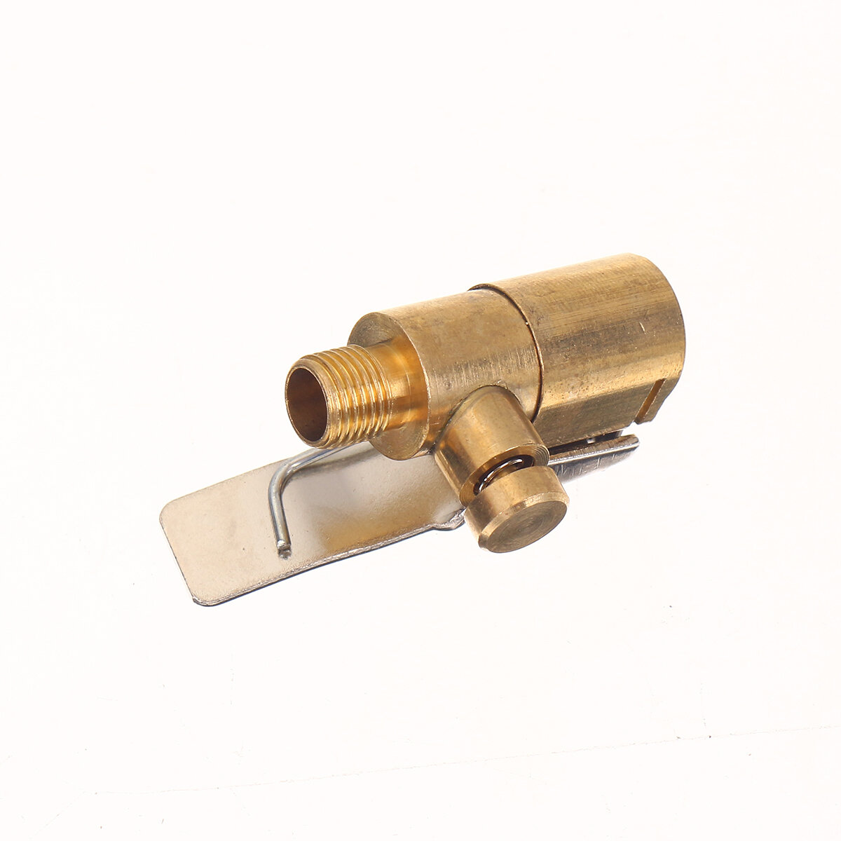 Adattatore di clip valvola pompa aria auto pneumatico ruota pneumatico in ottone 8 mm.