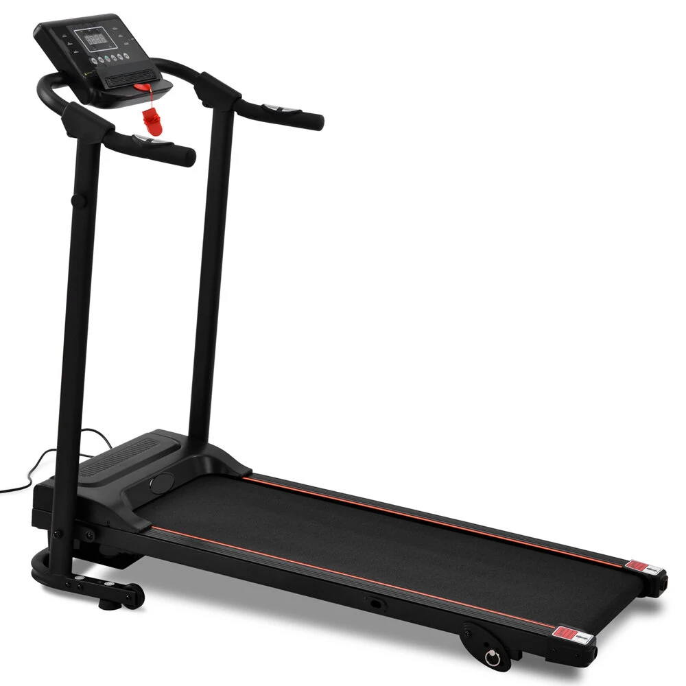 [EU Direct] BOMINFIT Foldable Treadmill 1.5HP 12km/h LED Display 12 Programs Fitness Indoor Trainning Running Machine Max Load 100kg