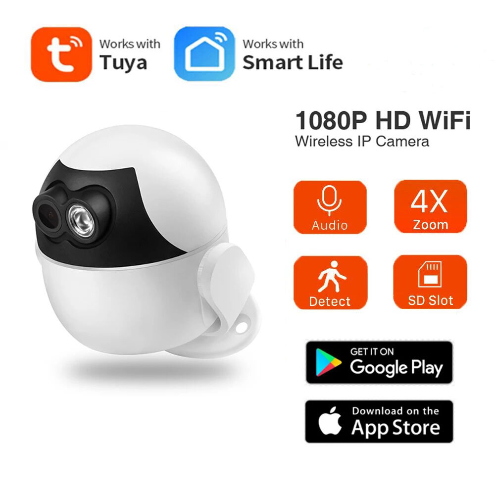 1080P WIFI Camera Smart Home Security Indoor Draadloze IP Camera Tweerichtings Voice Motion Detector