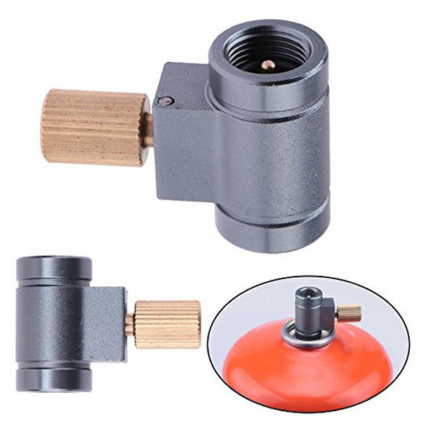 Canister Shifter Refill Adapter Vent Function Gas Burner Camping Stove Cylinders Converter
