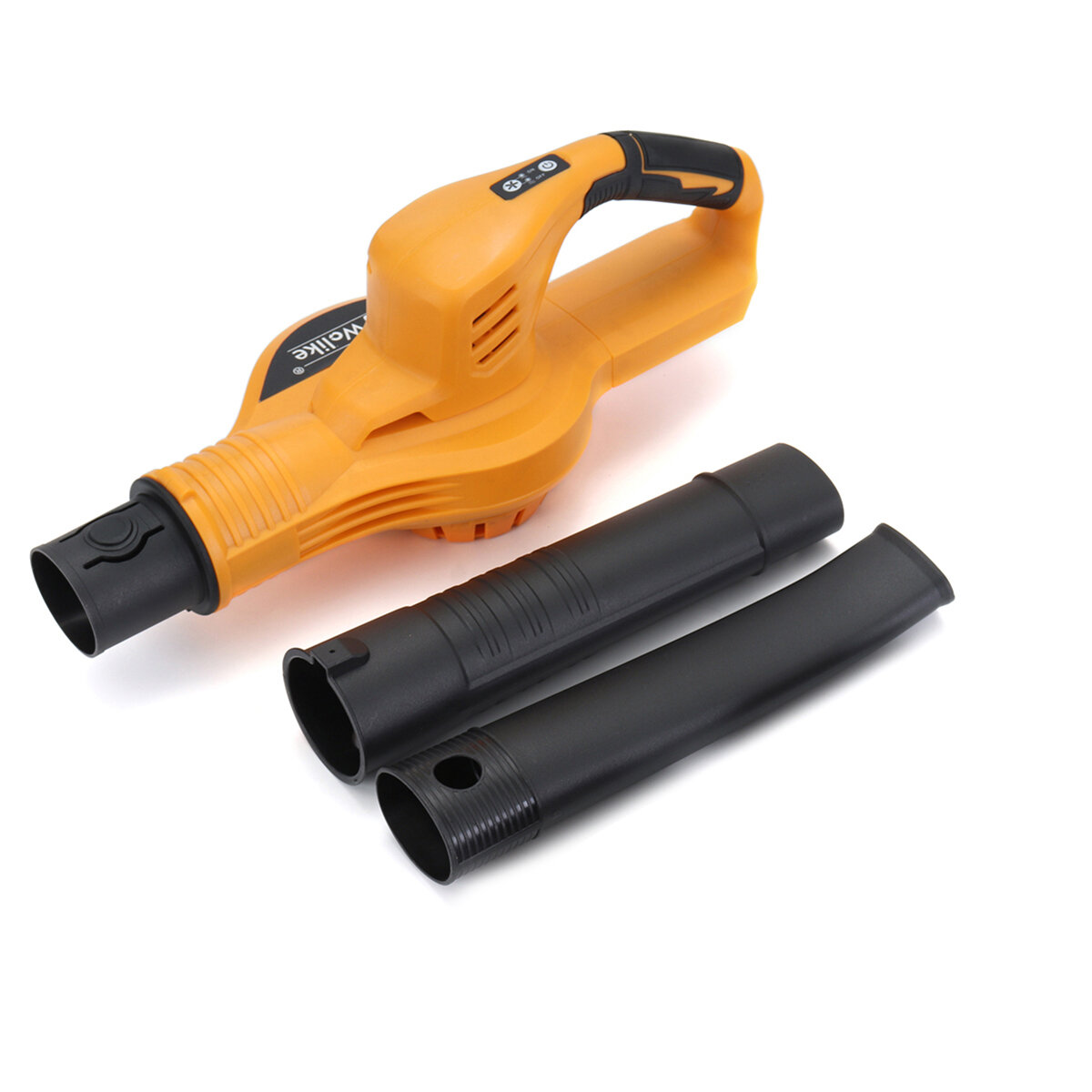 

WOLIKE Cordless Electric Air Blower Handheld Leaf Blower Dust Collector Sweeper Garden Tool with 2 Pipes