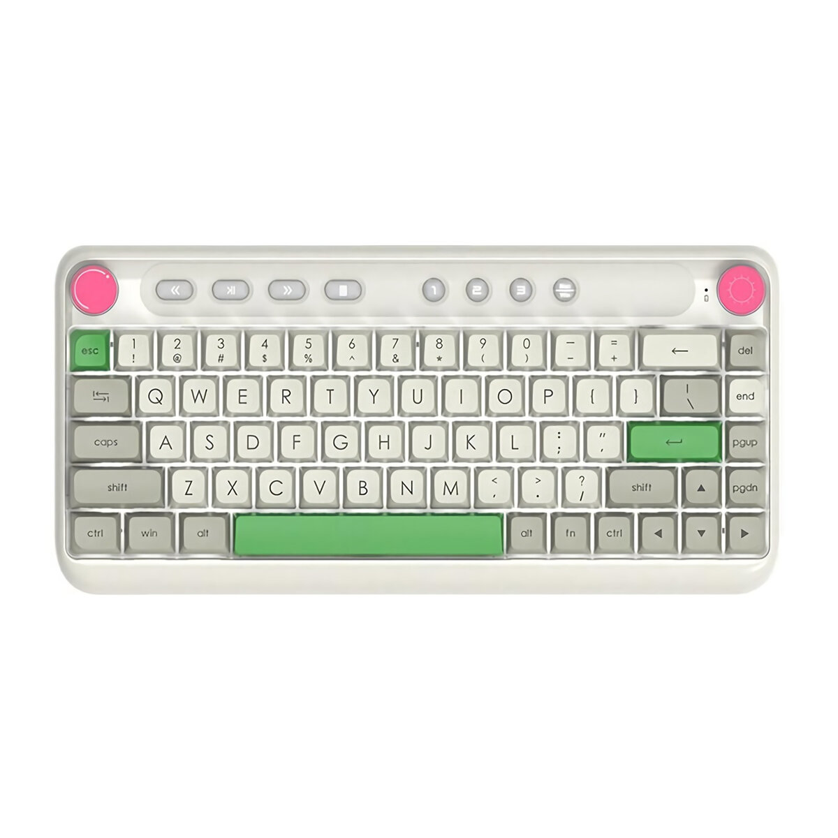 FirstBlood B21 68 Keys Retro Mechanical Keyboard Dual-Mode bluetooth Wireless / Type-C Wired Cherry 