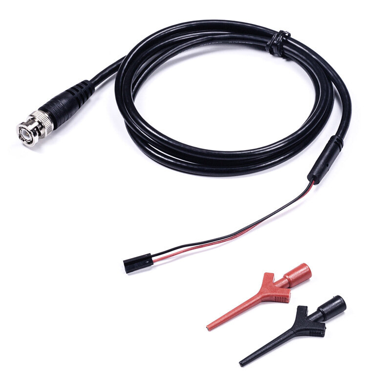 Oscilloscope Probe with BNC Female Head and Mini IC Clip RG58 Digital Circuit Tester for Radio Frequencies and Electroni