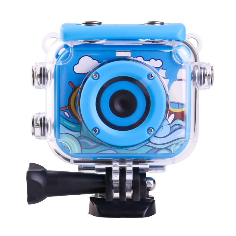 Ourlife AT-G20B 1080P HD Mini Kinderen Digitale Waterdichte Camera Anti-Fall Kid Sportcamera