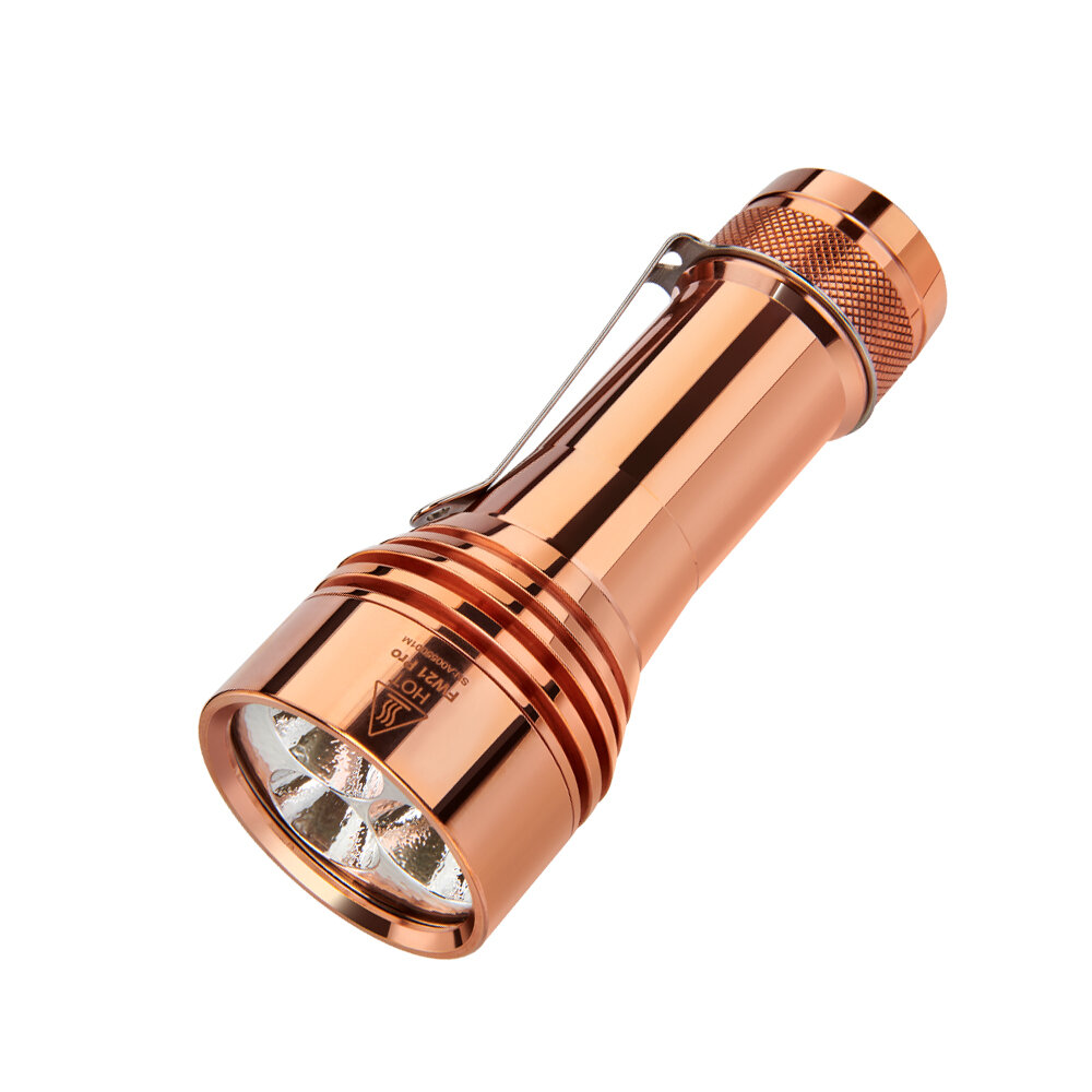 

LUMINTOP FW21 Pro Copper 3x XHP50.2 3V 10000LM 325m High Lumen Strong Light EDC Flashlight 21700 Ultra Light Mini Torch