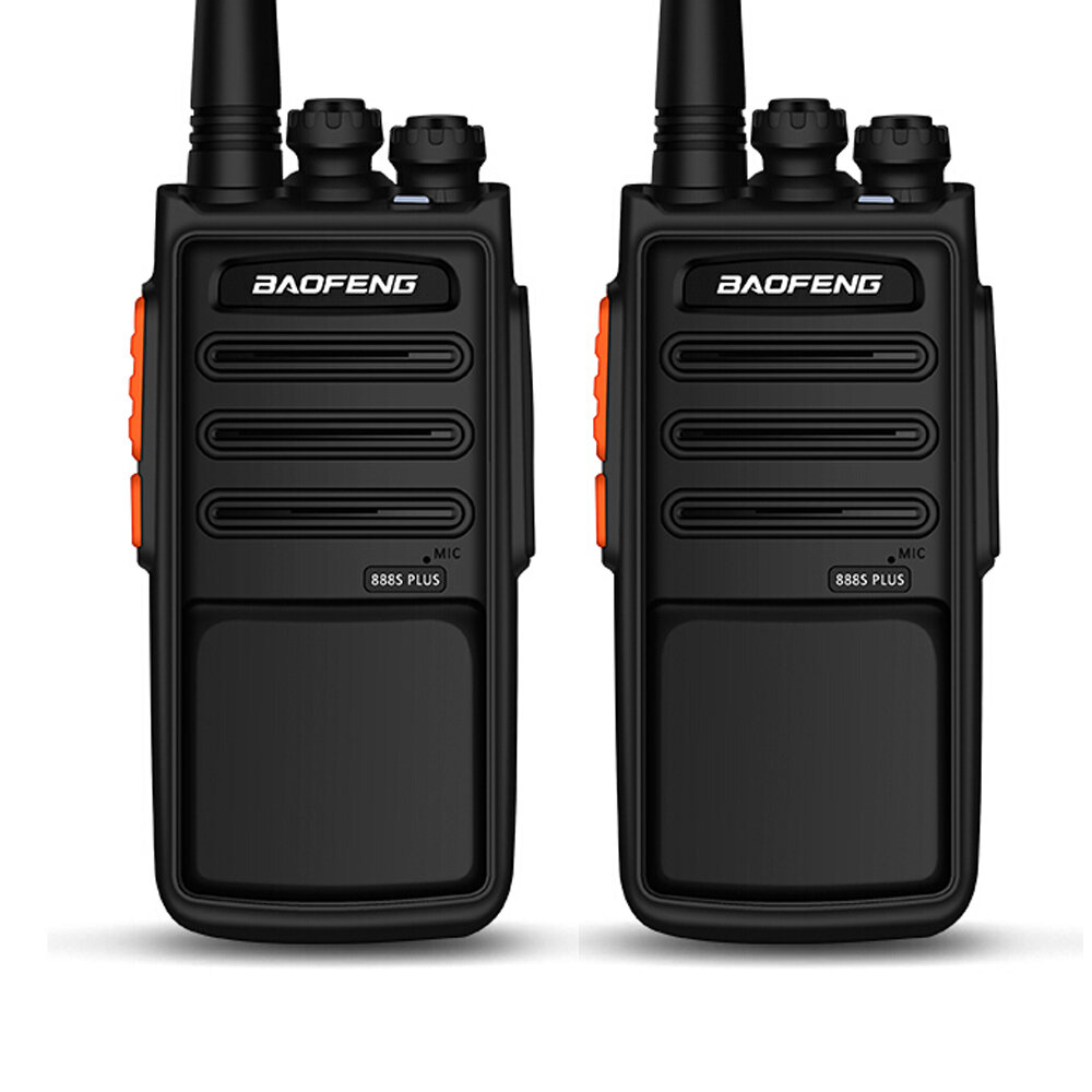 BAOFENG BF-888S Plus 5W 3800mAh Walkie Talkies High Power UV 16CH Two Way Radio Clearer Voice USB Direct Rechargeable fo