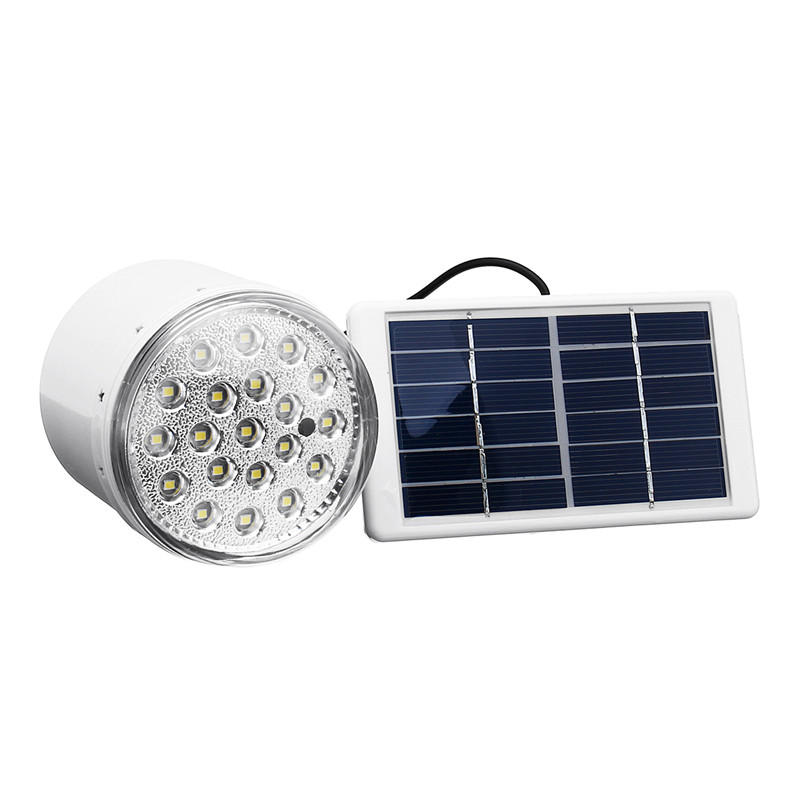 6V 1W Portable Solar Panel Power LED Bombilla de luz de emergencia al aire libre cámping Carpa linterna