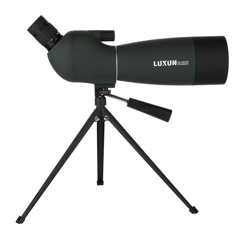 Monocular de zoom externo IPRee® 25-75x70 HD Telescópio de detecção impermeável óptico Night Vision 
