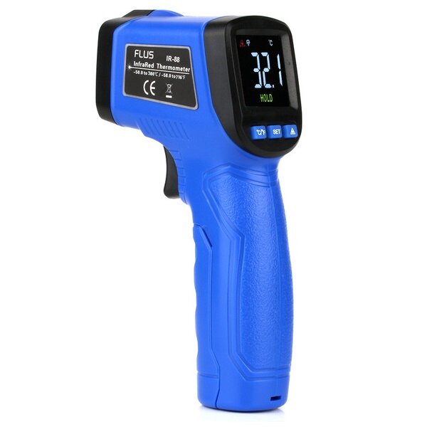

FLUS IR-88 -50℃~380℃ / -58℉~716℉ Non-contact IR Thermometer Digital Infrared Thermometer Handheld Portable Electronic Ou