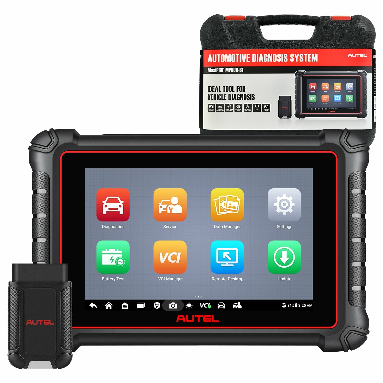 Autel MaxiPRO MP900-BT OBD2 Scanner Auto Diagnostic Tools ECU Coding 36+ Service Support CAN FD/DoIP Upgraed of MP808BT