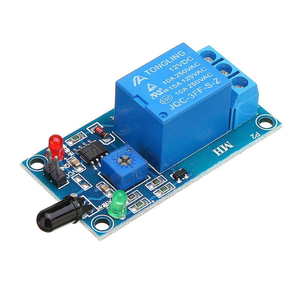 

Flame Flare Detection Sensor Module 12V Infrared Receiver Module Geekcreit for Arduino - products that work with officia