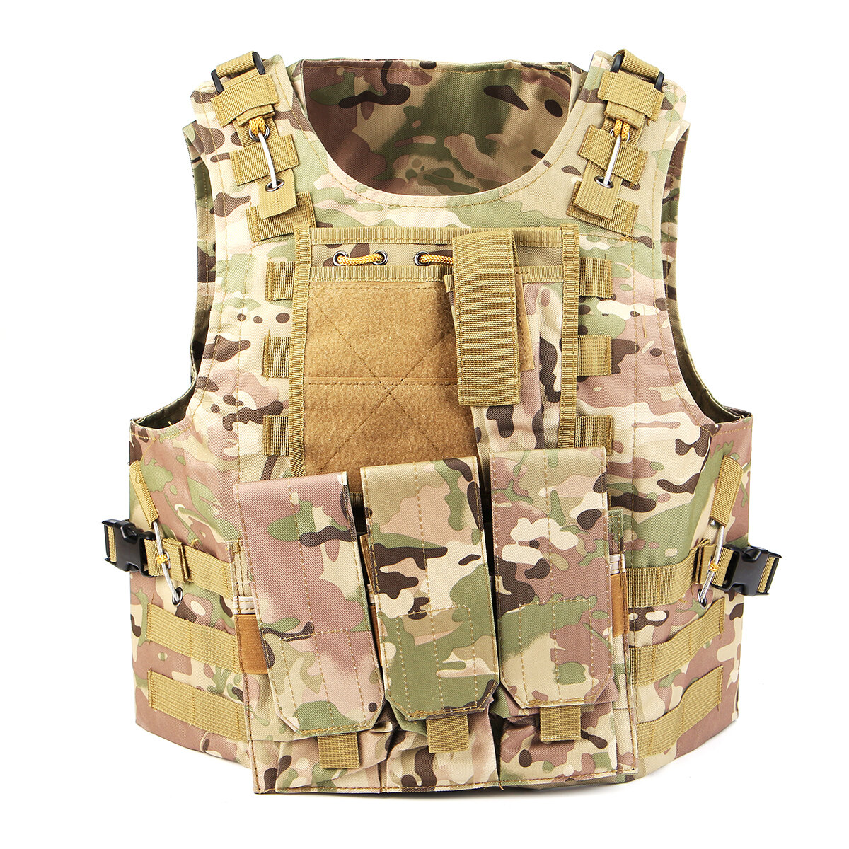 Military Tactical Vest Molle Combat Assault Plate Carrier Tactical Vest CS Outdoor Clothing Hunting Vest, Banggood  - buy with discount
