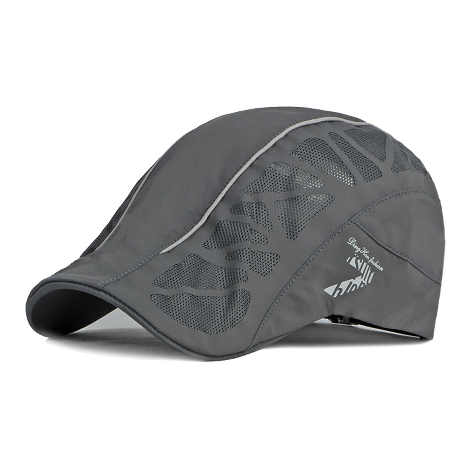 

Menico Men's Breathable Mesh Quick Dry Flat Cap Outdoor Sports Visor Beret Hat