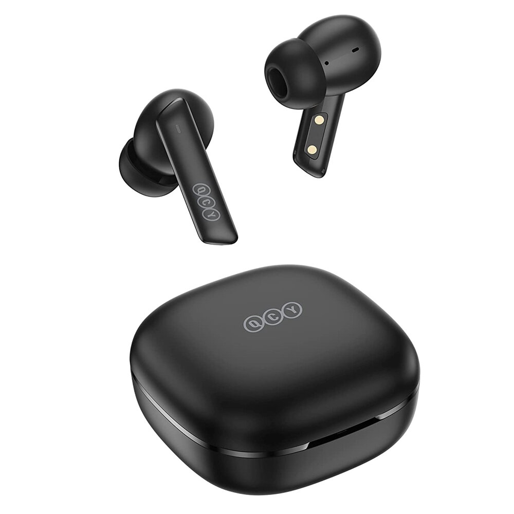 

QCY HT05 ANC Wireless Earphone bluetooth 5.2 Earbuds 40dB Noise Cancelling Headphone Transparency Mode 6 Mic ENC HD Call