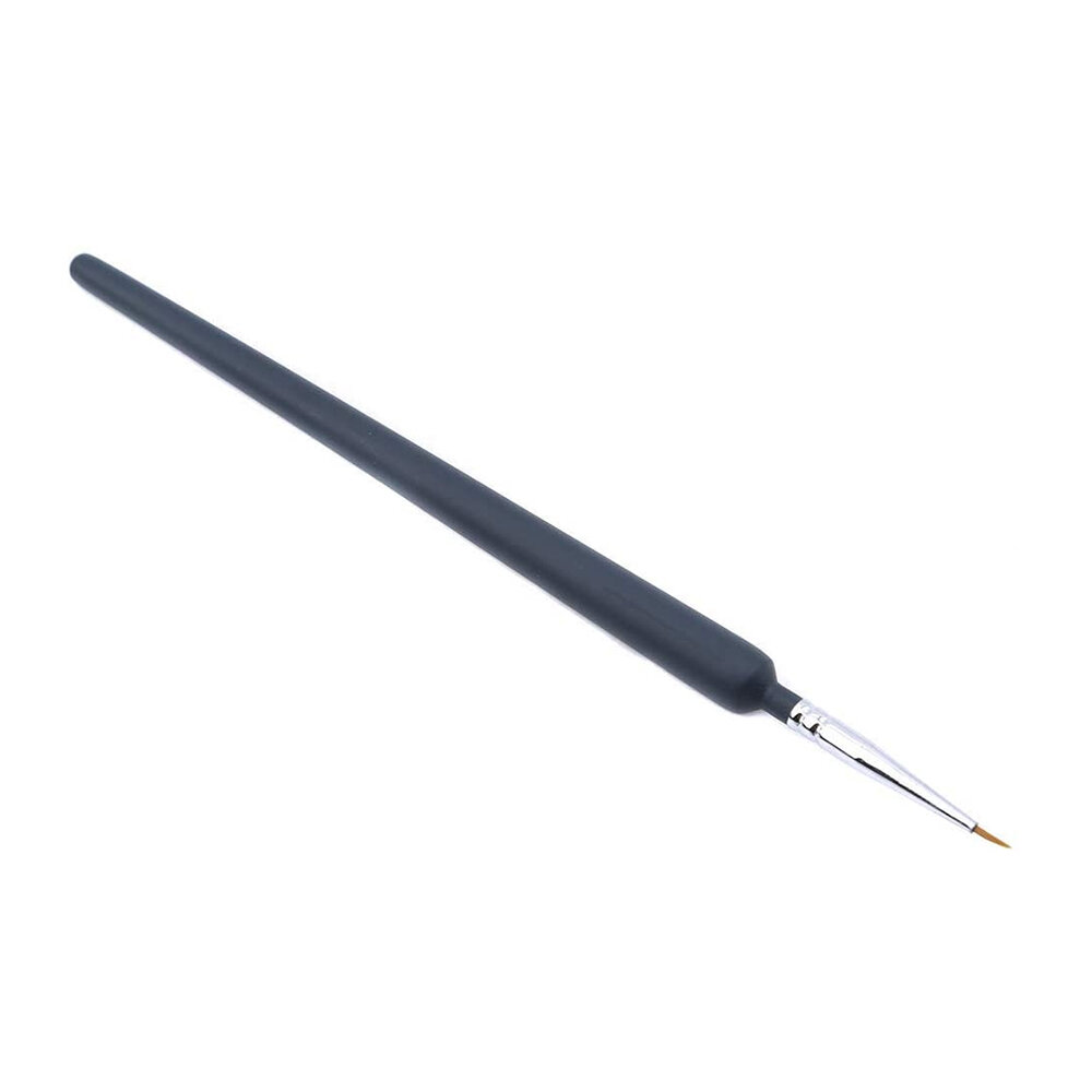 100 PCS 00000 Hook Line Pen Dark Blue Watercolor Soft Hair Hand Painting Brush for Acrylic Painting 03cm Hair Length