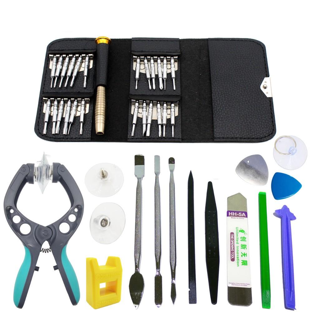 38 in 1 Screen Opening Repairtools Screwdriver Plier Pry Disassemble Tools set Kit for Iphone Samsung