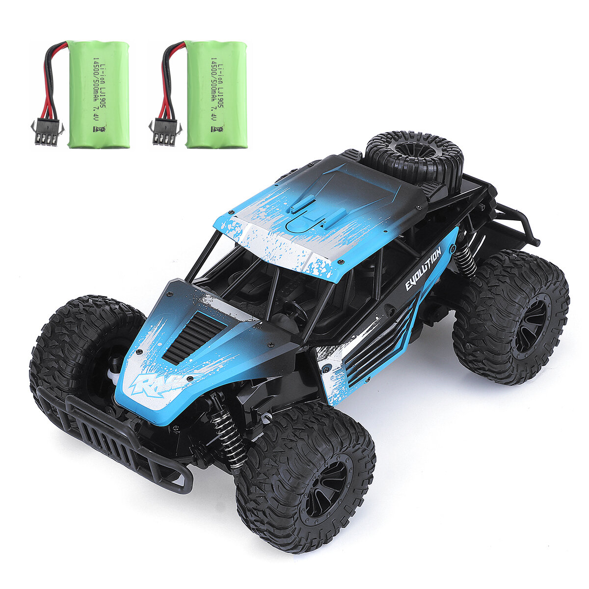 EACHINE EC16 1/16 RC Off Road Truck 2WD Remote Control RC Car High Speed 45 Mins 2.4Ghz 20km/h All-Terrain Waterproof To