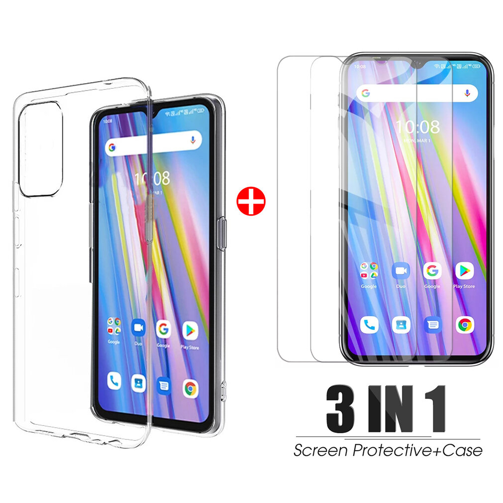 

Bakeey for UMIDIGI Power 5 Accessories Set 2PCS 9H Anti-Explosion Anti-Fingerprint Tempered Glass Screen Protector + Tra