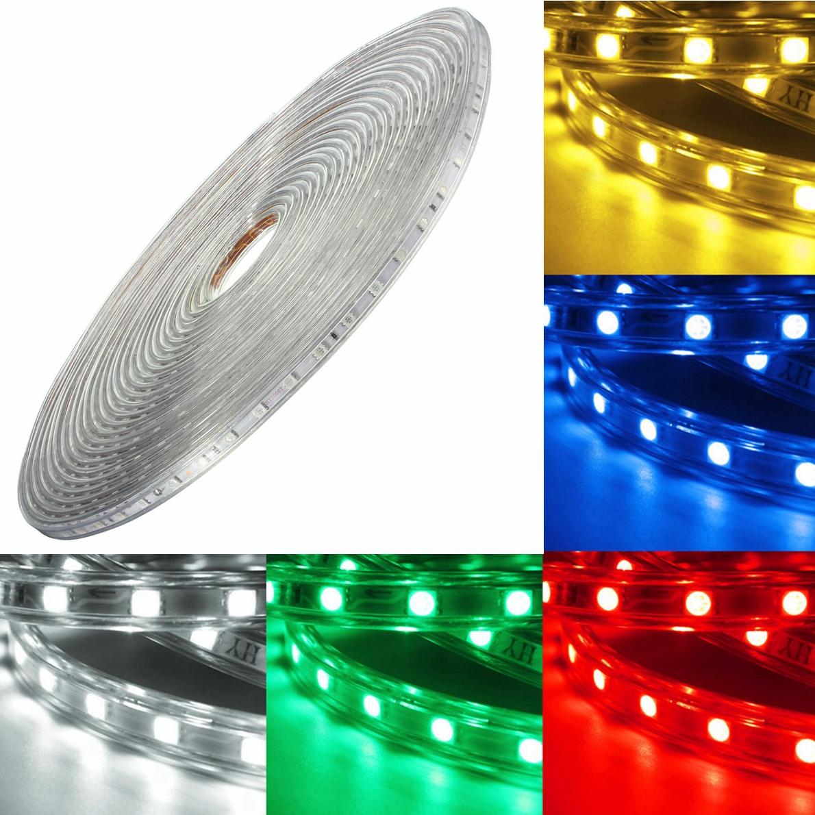Image of 220V 14M 5050 LED SMD Outdoor Wasserdicht Flexible Tape Rope Strip Light Weihnachten