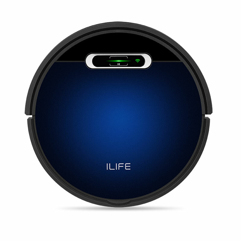 

ILIFE B5 Max Robot Vacuum Cleaner 2000Pa Suction 2 In 1 Vacuuming and Mopping 600ml Large Dust Box 1L Dust Bag Real-time