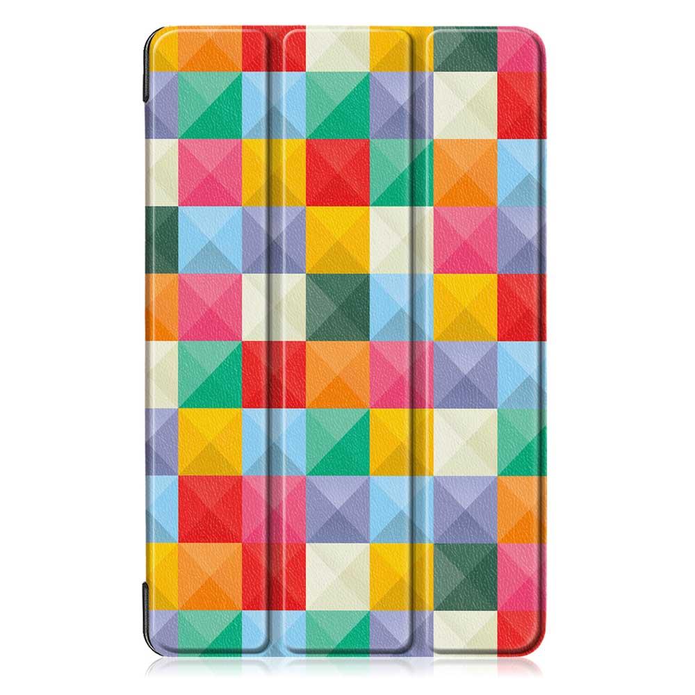 

Tri-Fold Pringting Tablet Case Cover for Samsung Galaxy Tab A 10.1 2019 T510 Tablet - Cube