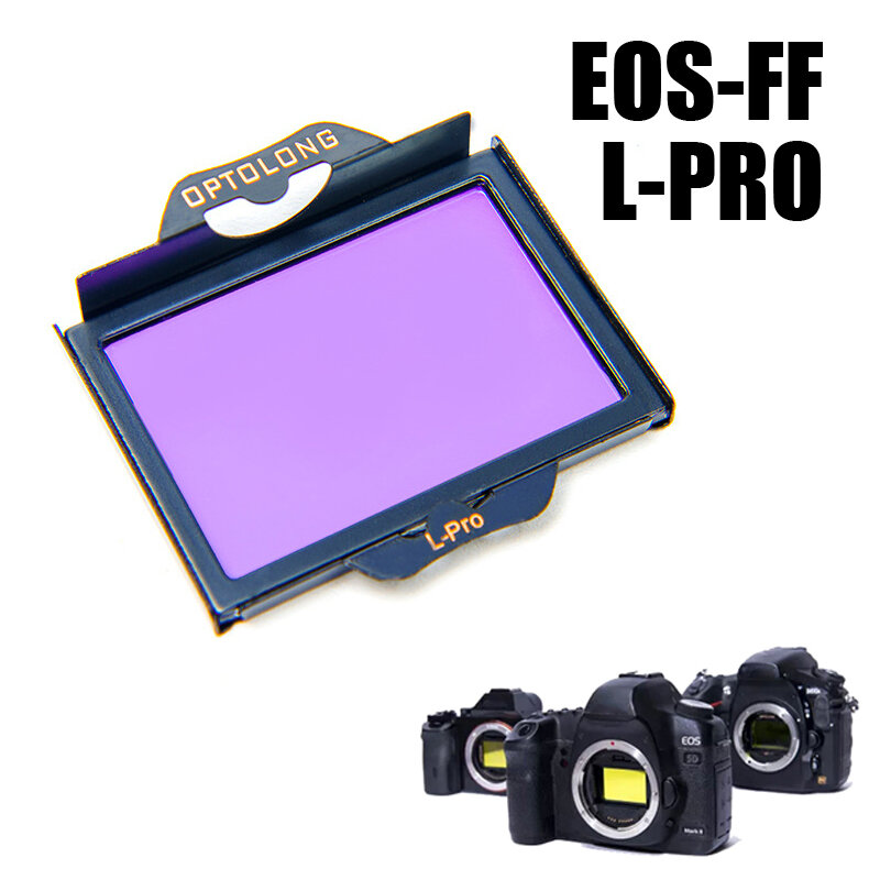 Filtro de estrellas OPTOLONG EOS-FF L-Pro para cámaras Canon 5D2/5D3/6D - Accesorio astronómico.