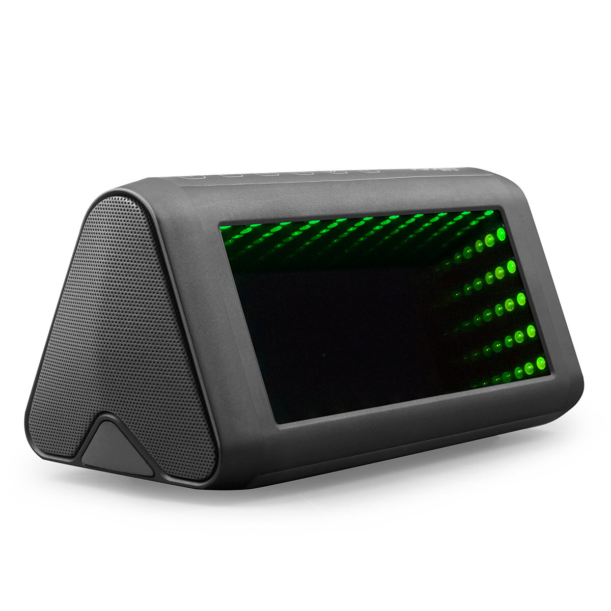 3D LED Mirror Bluetooth Speaker Light Outdoor PortableBuilt-in Battery NFC Sensor Stereo Speaker wit
