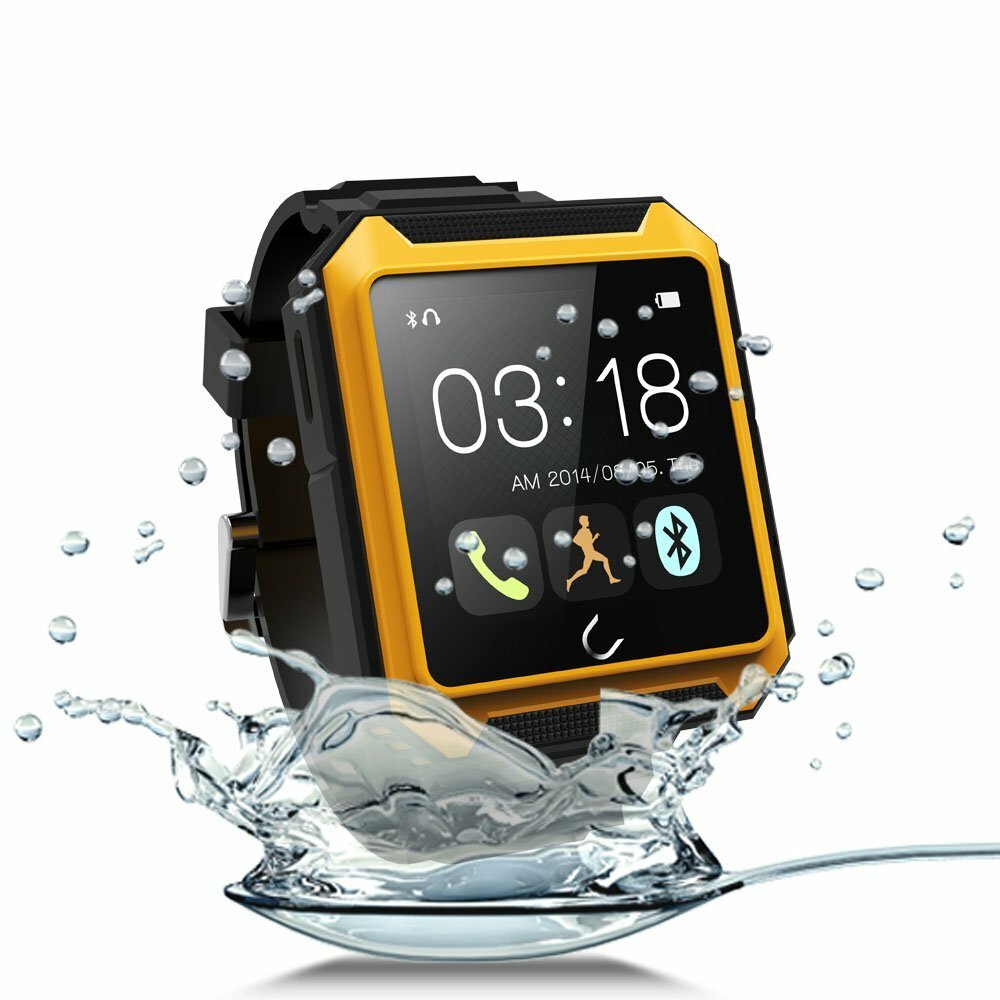 UTERRA 1.6 inch IPS HD Touch Screen Multi-function Sleep Monitor Compass Pedometer 300mAh Big Battery IP68 Waterproof Smart Watch