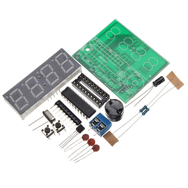 3Pcs C51 4 Bits Electronic Clock Electronic Production Suite DIY Kits