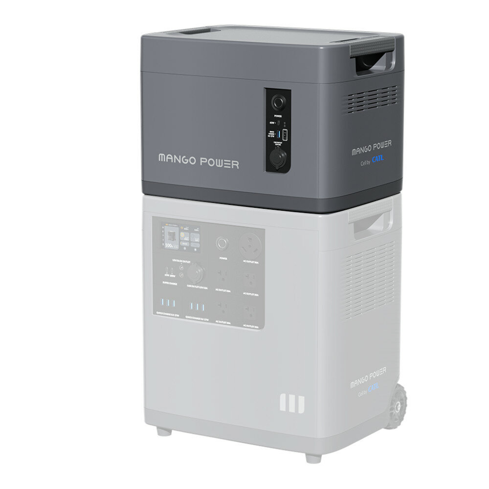 [EU Direct] Mango Power E Extra Battery Expand From 3.5kWh To 7kWh Large Capacity Up To 3kW Output Add To 18 Output Port