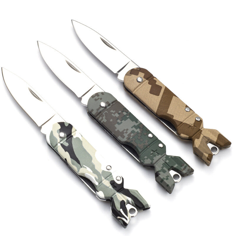 

12CM Folding Knifee Survival Knive Hunting Camping Multi High Hardness Military Survival Outdoor Survival in the Wild Kn