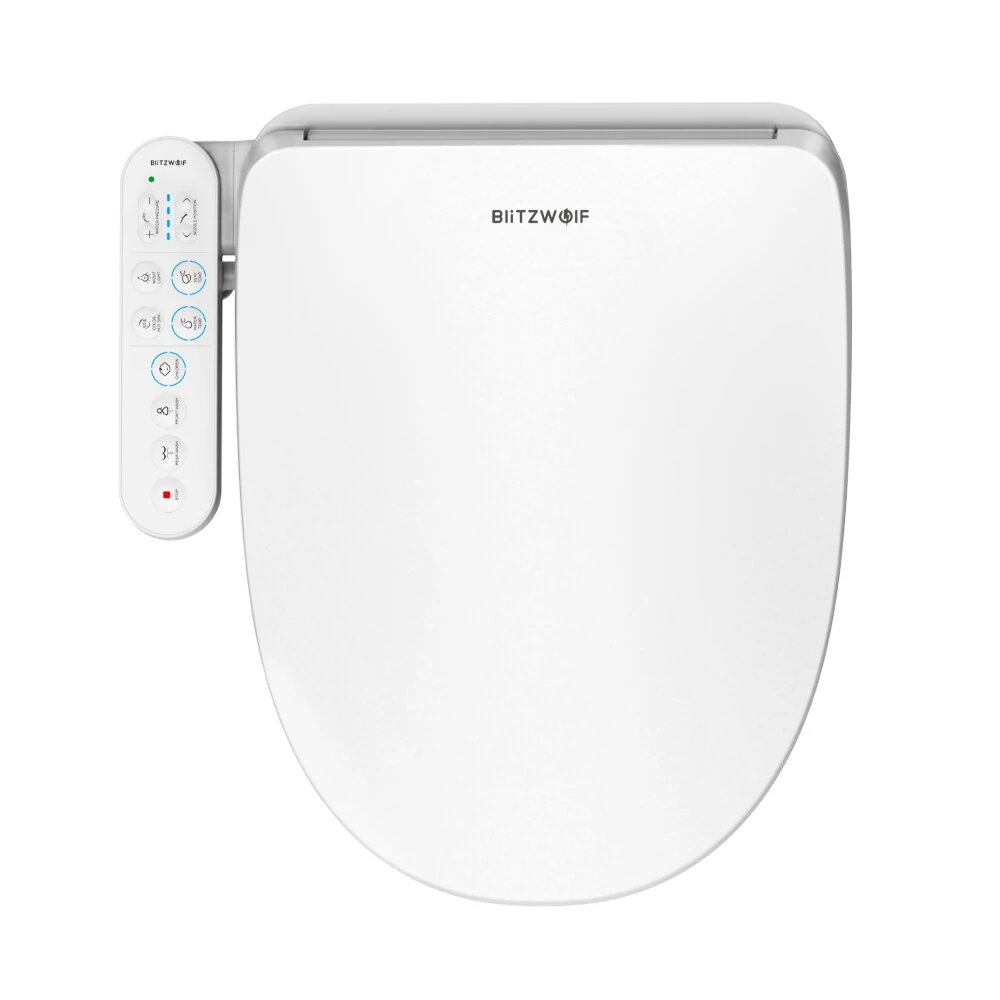 BlitzWolf BW-ST01 Smart Toilet Seat 1400W UV Nozzle Smart Detection Multiple Cleansing Toilet Cover Instant Heating Cold & Hot SPA Toilet Seat Lid