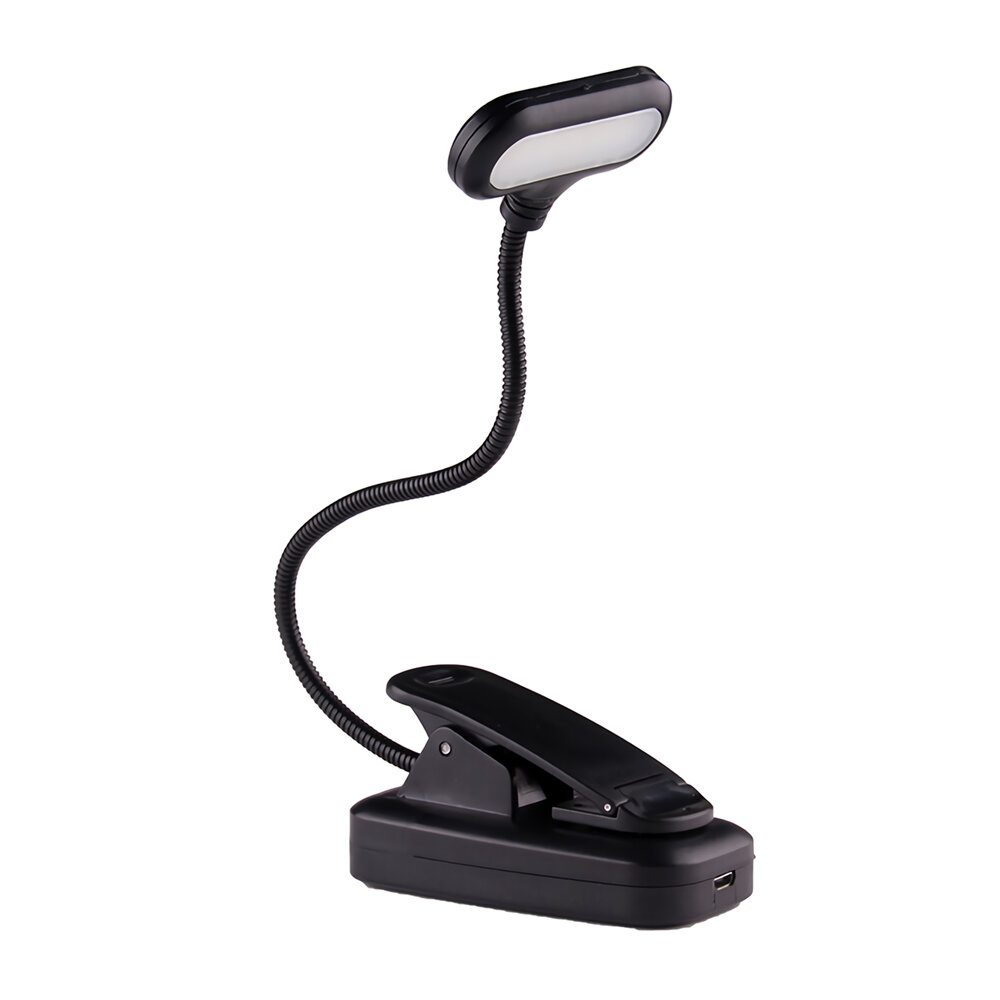 Reading Light Usb Rechargeable Flexible, Clip On Bed Reading Lamps