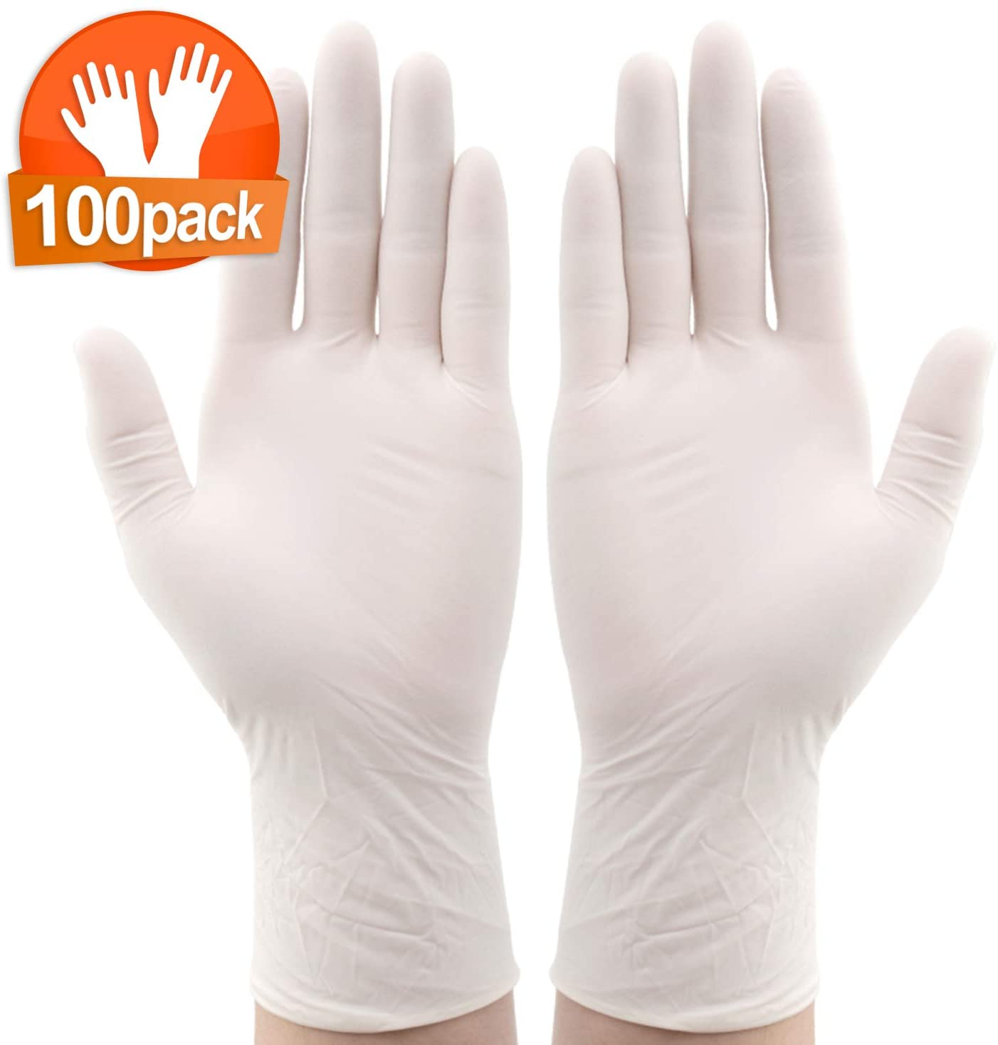 IPRee? 100*Pcs Disposable Nitrile BBQ Gloves Waterproof Safety Glove Disposable Gloves Protective Gl
