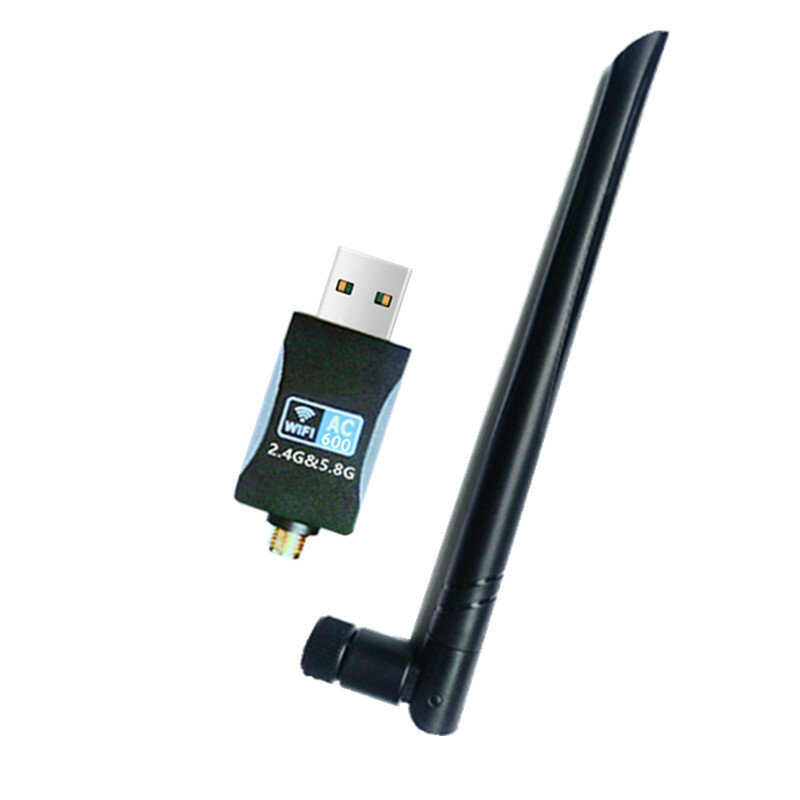 Bakeey Wireless Network Adapter 600Mbps USB Wifi Adapter Dual Band 2.4Ghz 5Ghz Wifi Antenna Dongle L