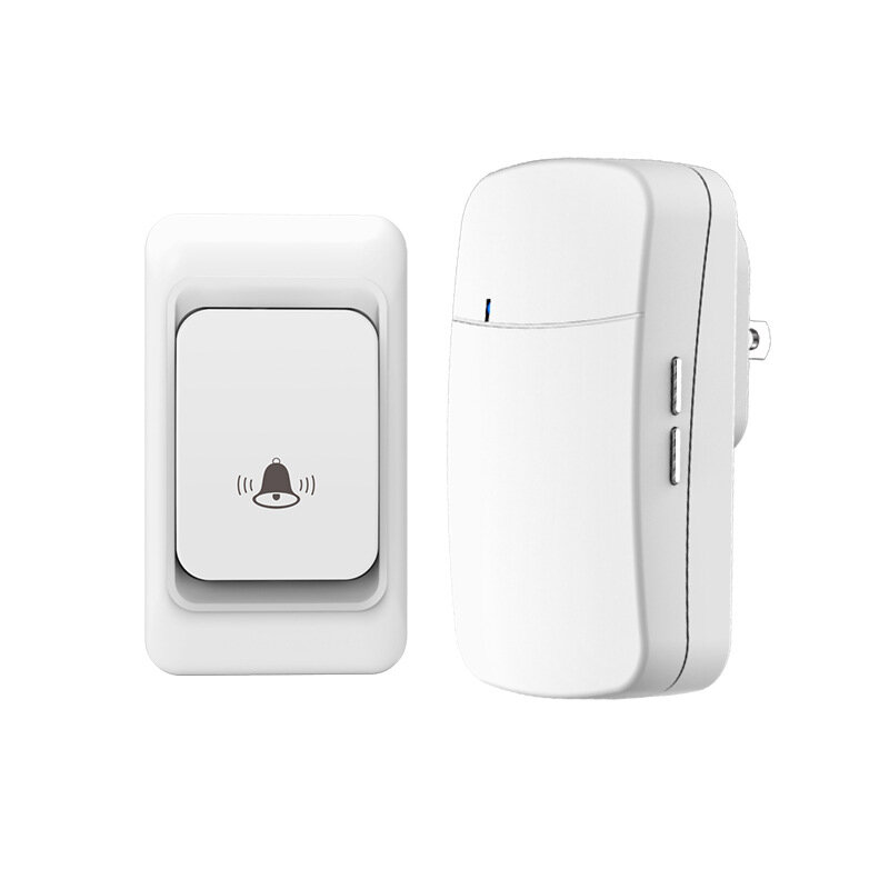 

WHM07 1-to-1 Outdoor Wireless Doorbell 38 Kinds Music 3-level Volume Adjustable 300M Remote Music Door Bell EU Plug