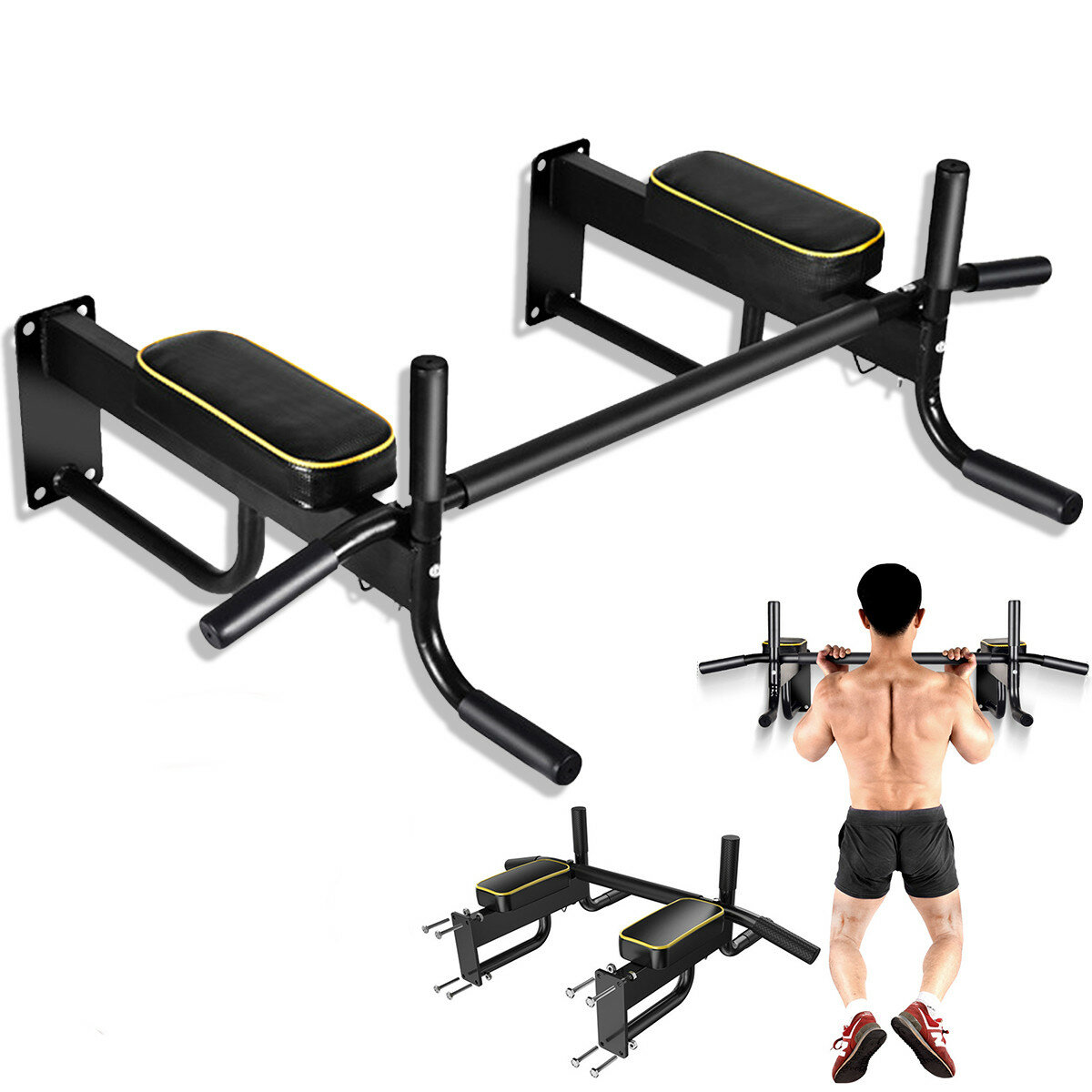 Multi-function Pull Up Bar Chin Gym Door Doorway Muscle Fitness Power Exercise Station