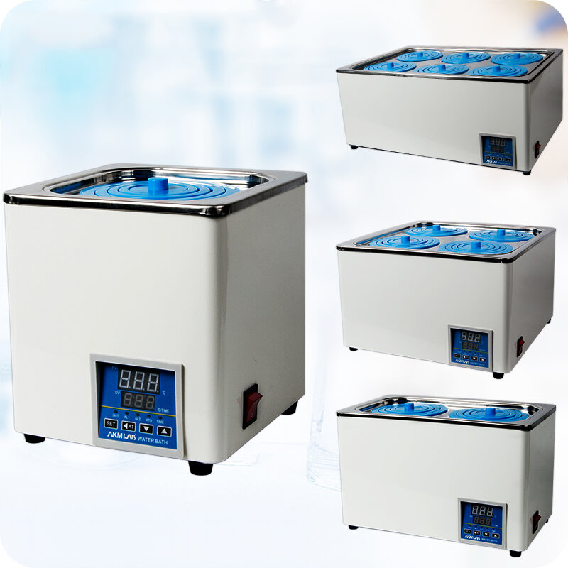 

1/2/4/6 Hole 220V Digital Thermostatic Lab Water Bath Selectable Openings Laboratory Electric Water Boiler RT to 99.9℃ 3