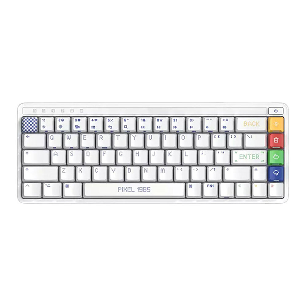 YOUPIN MIIIW ART Series Z680 Pixel1985 Mechanical Keyboard 68 Keys PBT Keycaps Hot-Swap Gateron G Ye