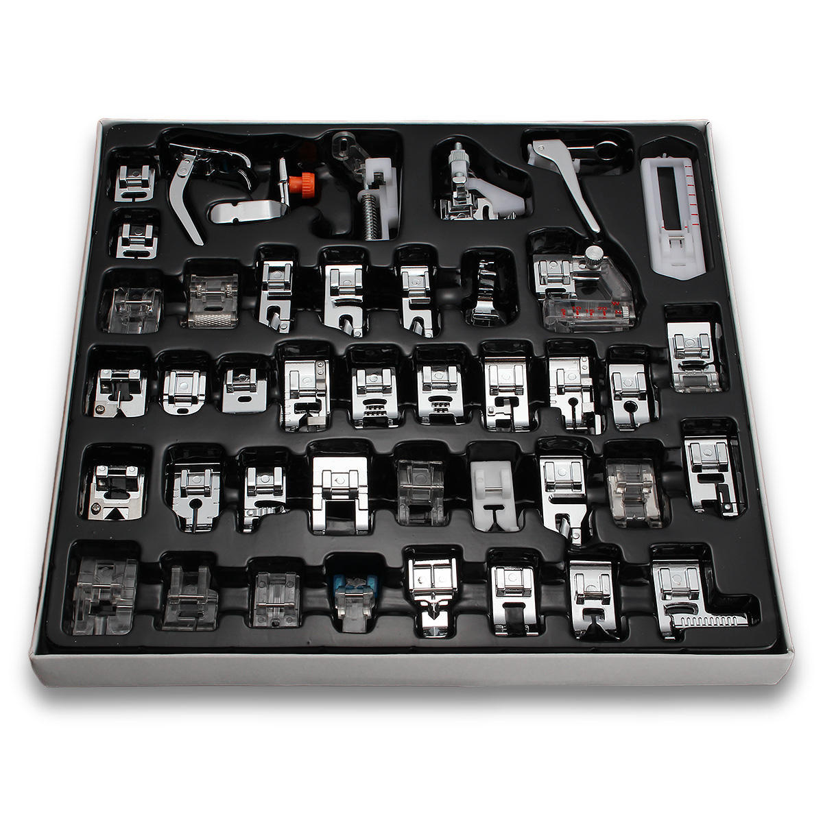 42 PCS Domestic Sewing Machine Foot Presser Feet Kit z EU za $16.99 / ~71zł